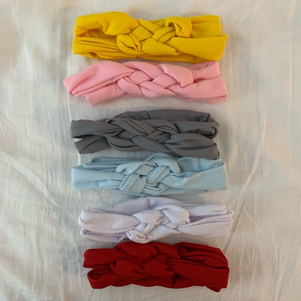 Set of 6 infant headbands
